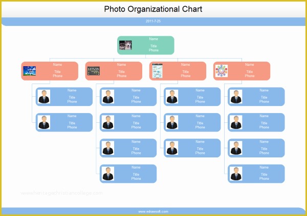 Free org Chart Template Of organizational Chart Examples and Templates