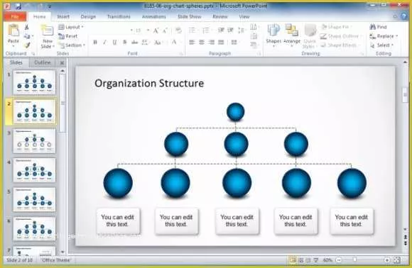 Free org Chart Template Powerpoint Of Best organizational Chart Templates for Powerpoint