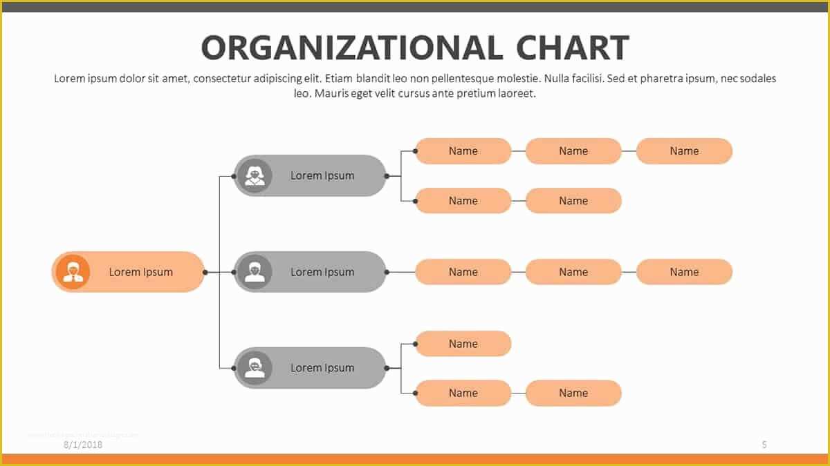 Free org Chart Template Powerpoint Of Free organizational Chart Templates for Powerpoint