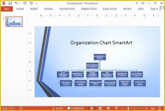 Free org Chart Template Powerpoint Of organization Chart Template Powerpoint Free