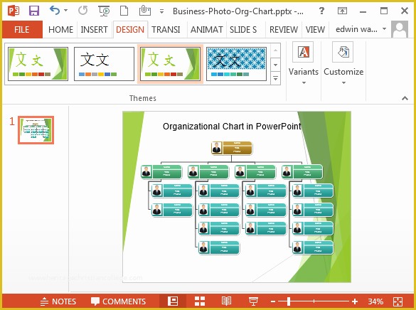Free org Chart Template Powerpoint Of organizational Chart In Powerpoint