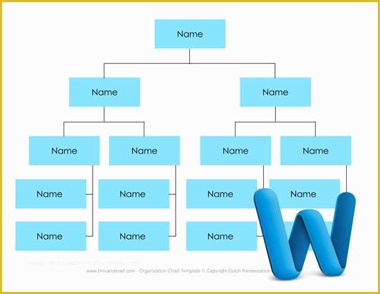 Free organizational Chart Template Word 2010 Of Free Business organizational Chart Templates for Word and