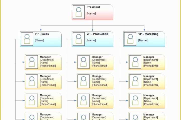 Free organizational Chart Template Word 2010 Of organizational Structure Template Printable Chart