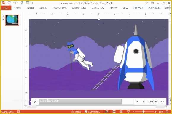 Free Outer Space Powerpoint Template Of Animated Outer Space Powerpoint Templates