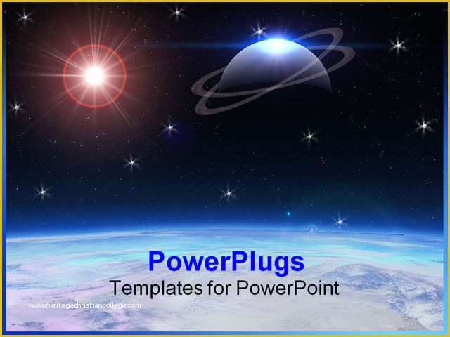 Free Outer Space Powerpoint Template Of Free Outer Space Powerpoint Template – Freetmpl