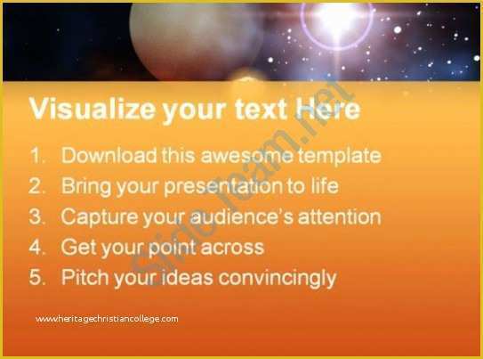 Free Outer Space Powerpoint Template Of Outer Space Geographical Powerpoint Templates and