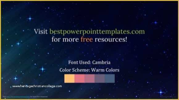 Free Outer Space Powerpoint Template Of Outer Space Powerpoint Template Free