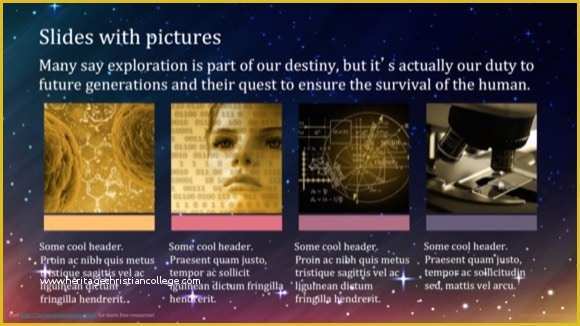 Free Outer Space Powerpoint Template Of Outer Space Powerpoint Template Free