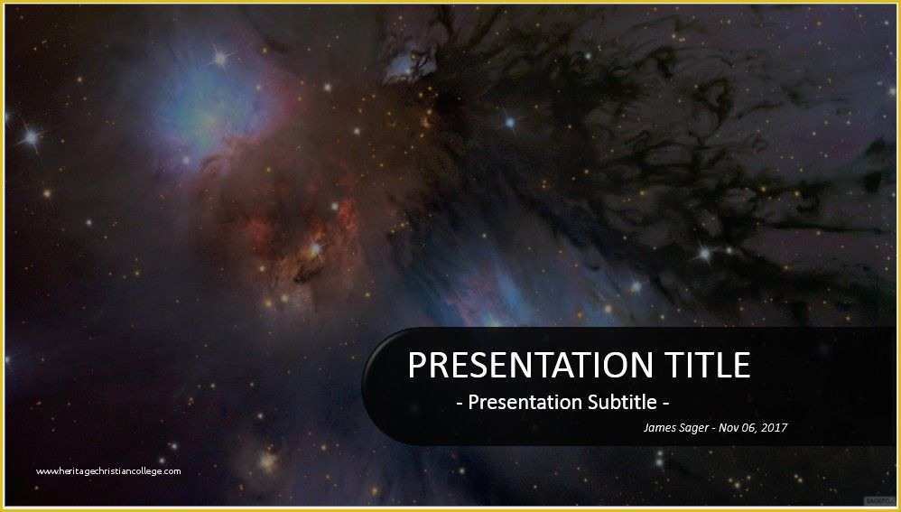 Free Outer Space Powerpoint Template Of Space Powerpoint Template 5162 Free Space Powerpoint