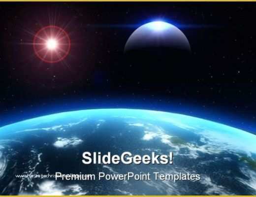 Free Outer Space Powerpoint Template Of Space Powerpoint Template