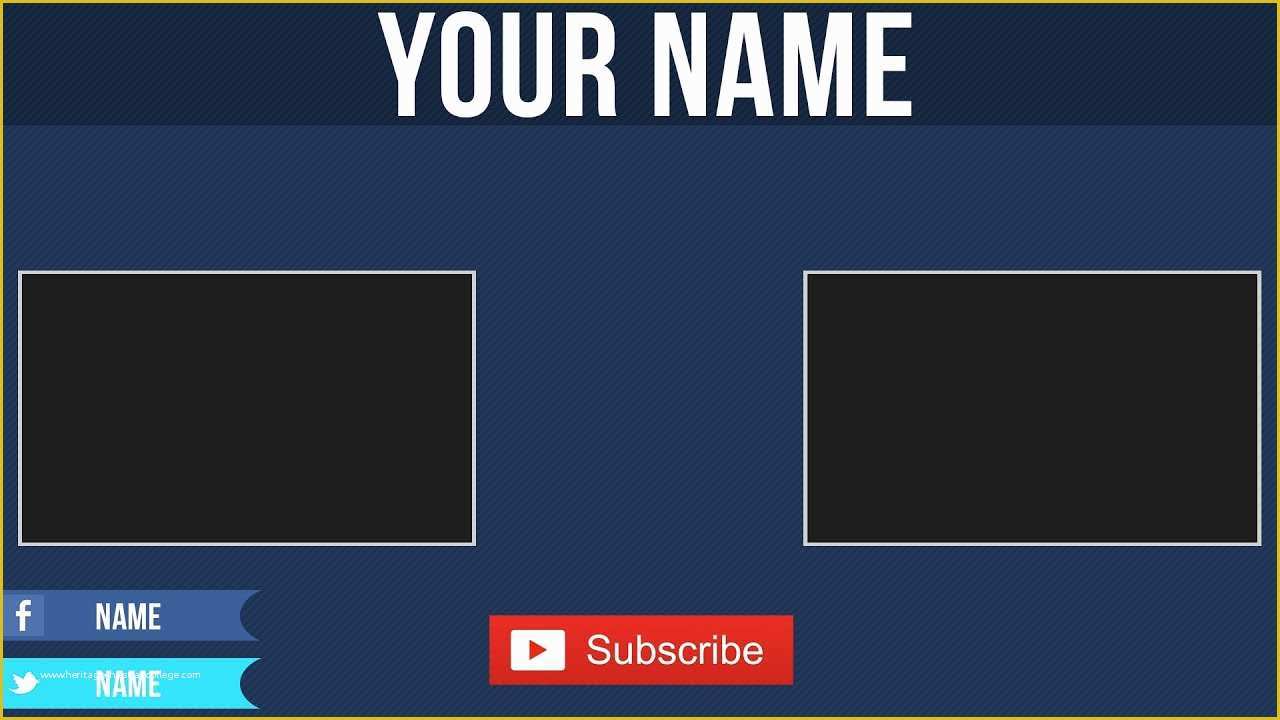 Free Outro Template Of after Effects Free Outro Template Tutorial