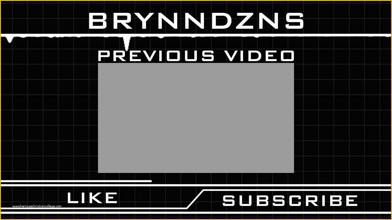 Free Outro Template Of Download