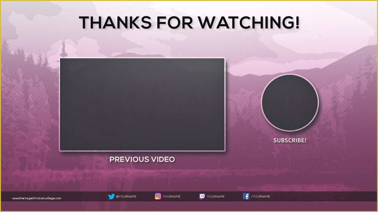 56 Free Outro Template