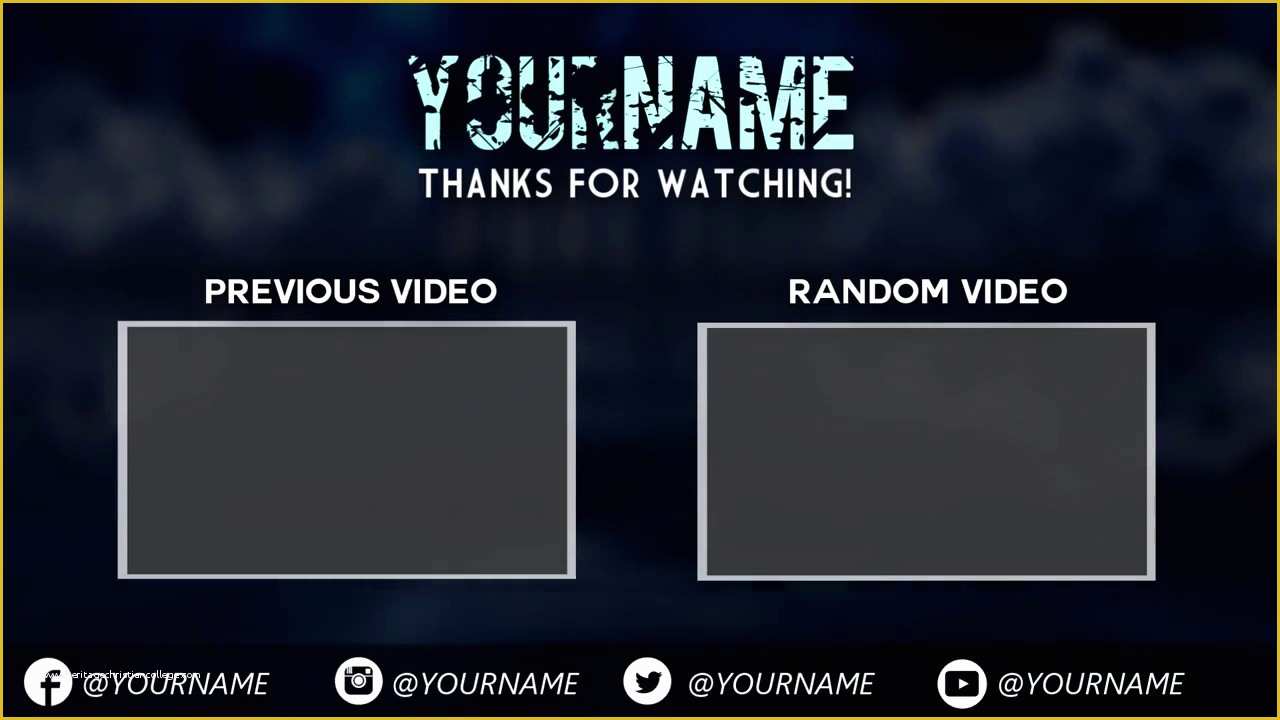 Free Outro Template Of Free Amazing [sony Vegas] Outro Template Download