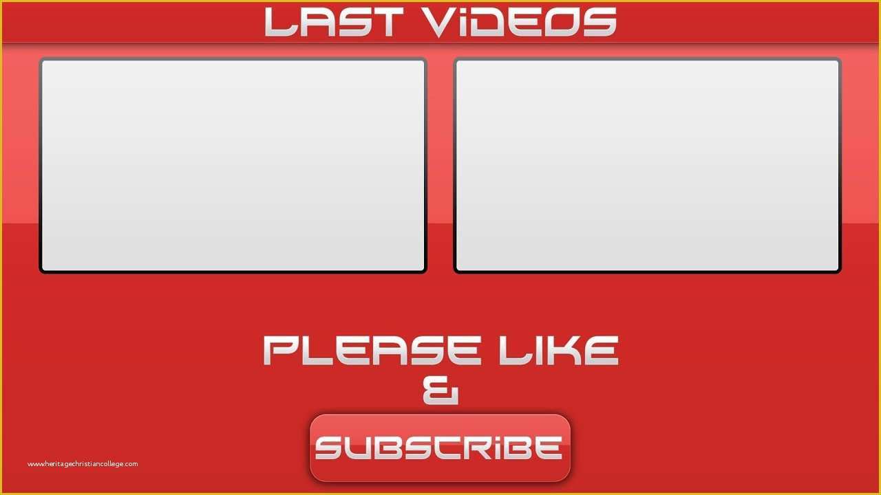 Free Outro Template Of Free Red Outro Template Video for sony Vegas Pro 11