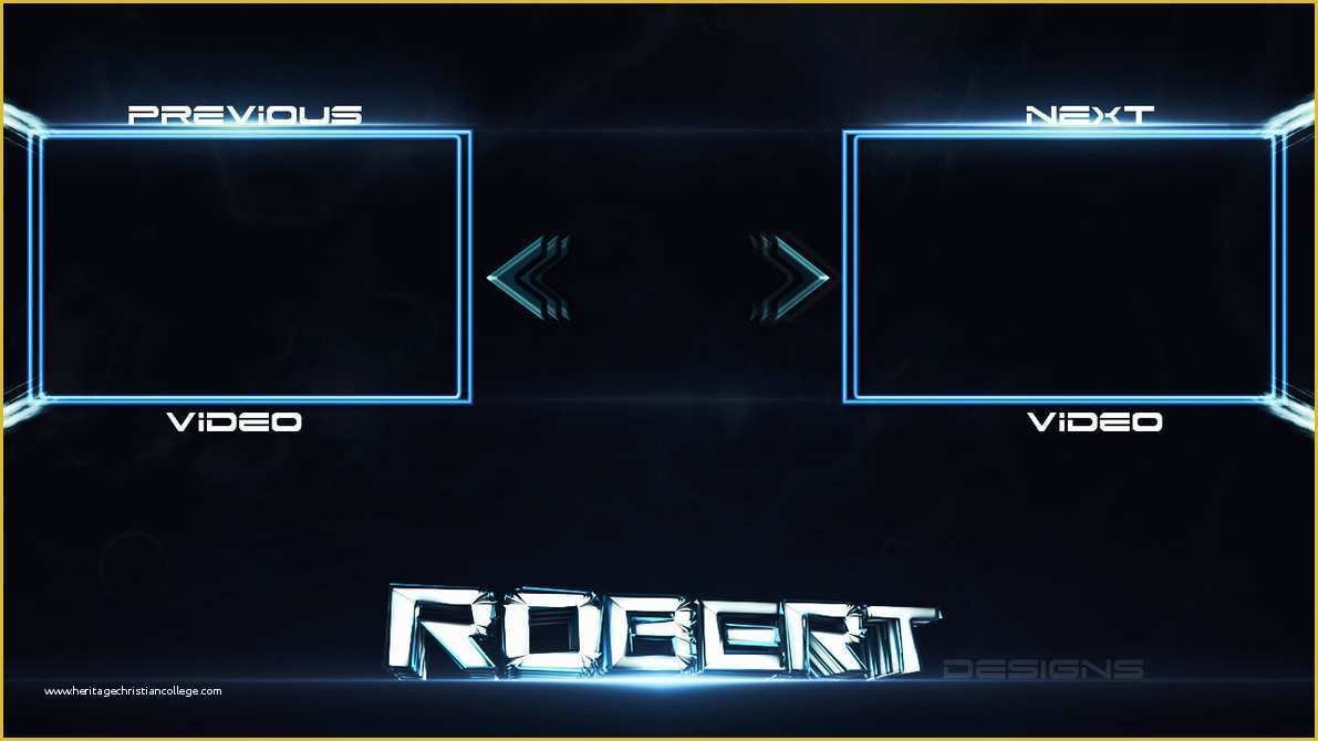 Free Outro Template Of Outro Template by Robert Designs by Rtutorials4all On