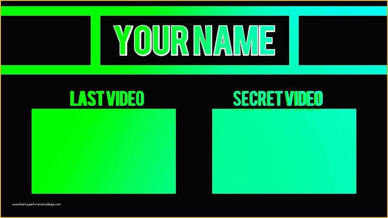 Free Outro Template Of Panzoid Outro Template