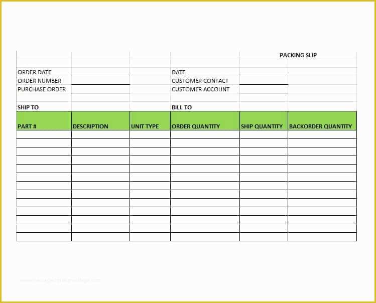 Free Packing Slip Template Pdf Of 14 Packing Slip Templates