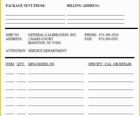 Free Packing Slip Template Pdf Of 9 Packing List Templates – Free Samples Examples