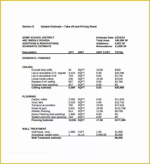 Free Painting Proposal Template Download Of 9 Painting Estimate Templates Pdf Excel