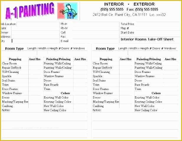 Free Painting Proposal Template Download Of Luxury Painting Proposal Template New Coloring Pages for