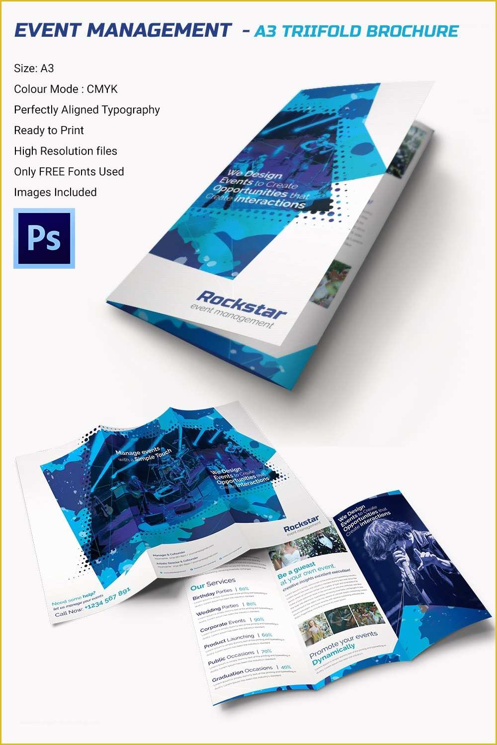 Free Pamphlet Template Of 16 event Brochure Templates & Psd Designs