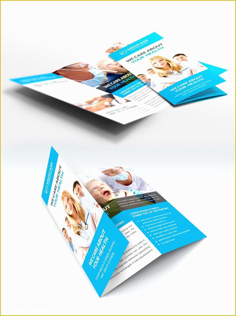 Free Pamphlet Template Of Download Free Medical Care and Hospital Trifold Brochure