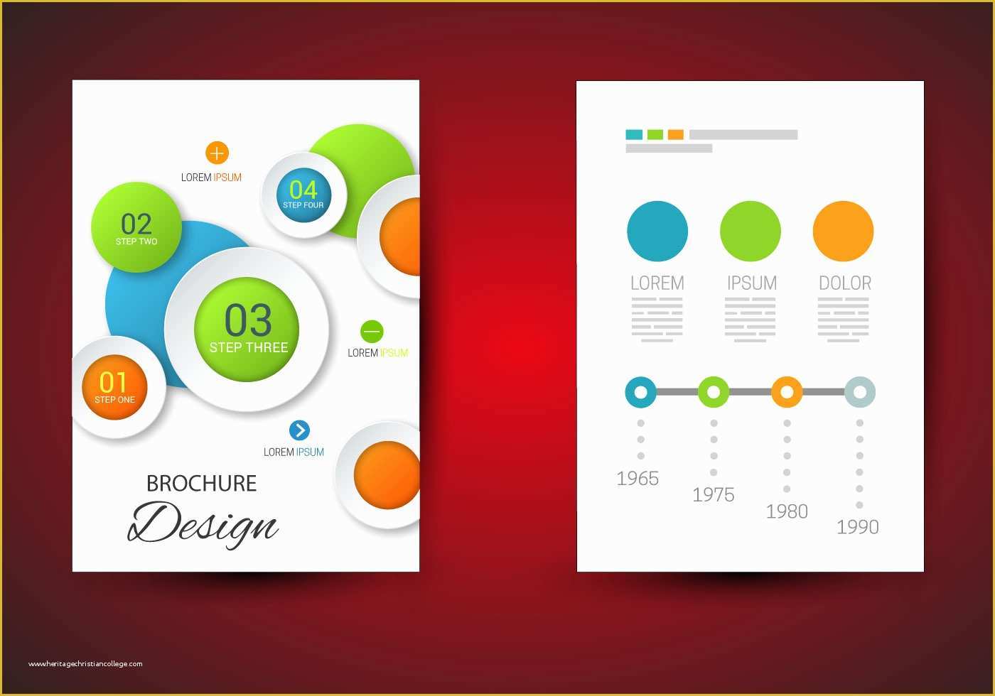 Free Pamphlet Template Of Free Brochure Template Vector Download Free Vector Art