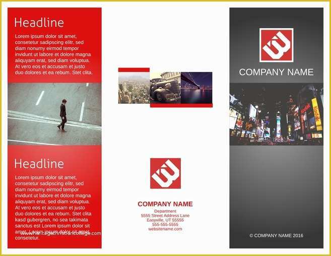 Free Pamphlet Template Of Free Brochure Templates & Examples [20 Free Templates]