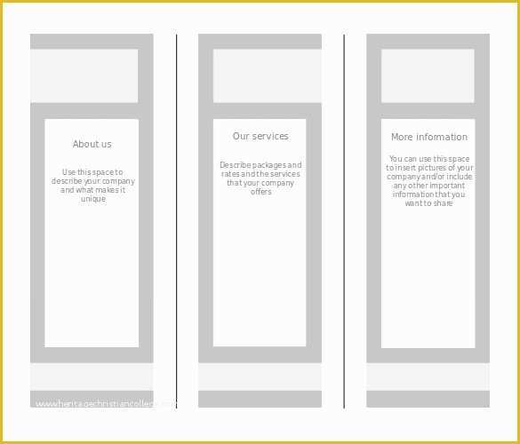Free Pamphlet Template Word Of Brochure Insert Template Invitation Template