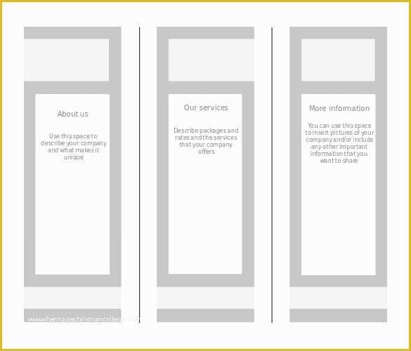 Free Pamphlet Template Word Of Brochure Insert Template Invitation Template