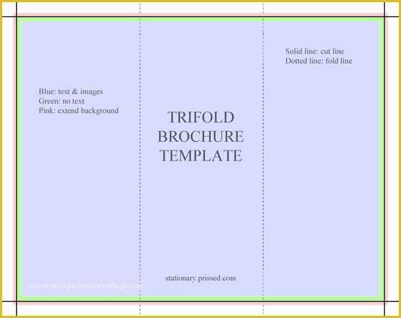 Free Pamphlet Template Word Of Brochure Templates Free