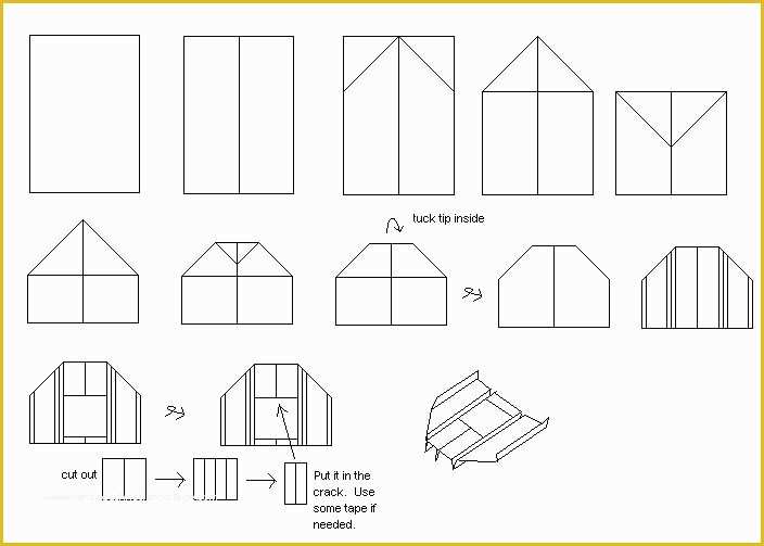 41 Free Paper Airplane Templates