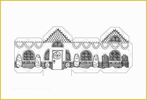 Free Papercraft Templates Pdf Of 11 Paper House Templates Pdf Doc