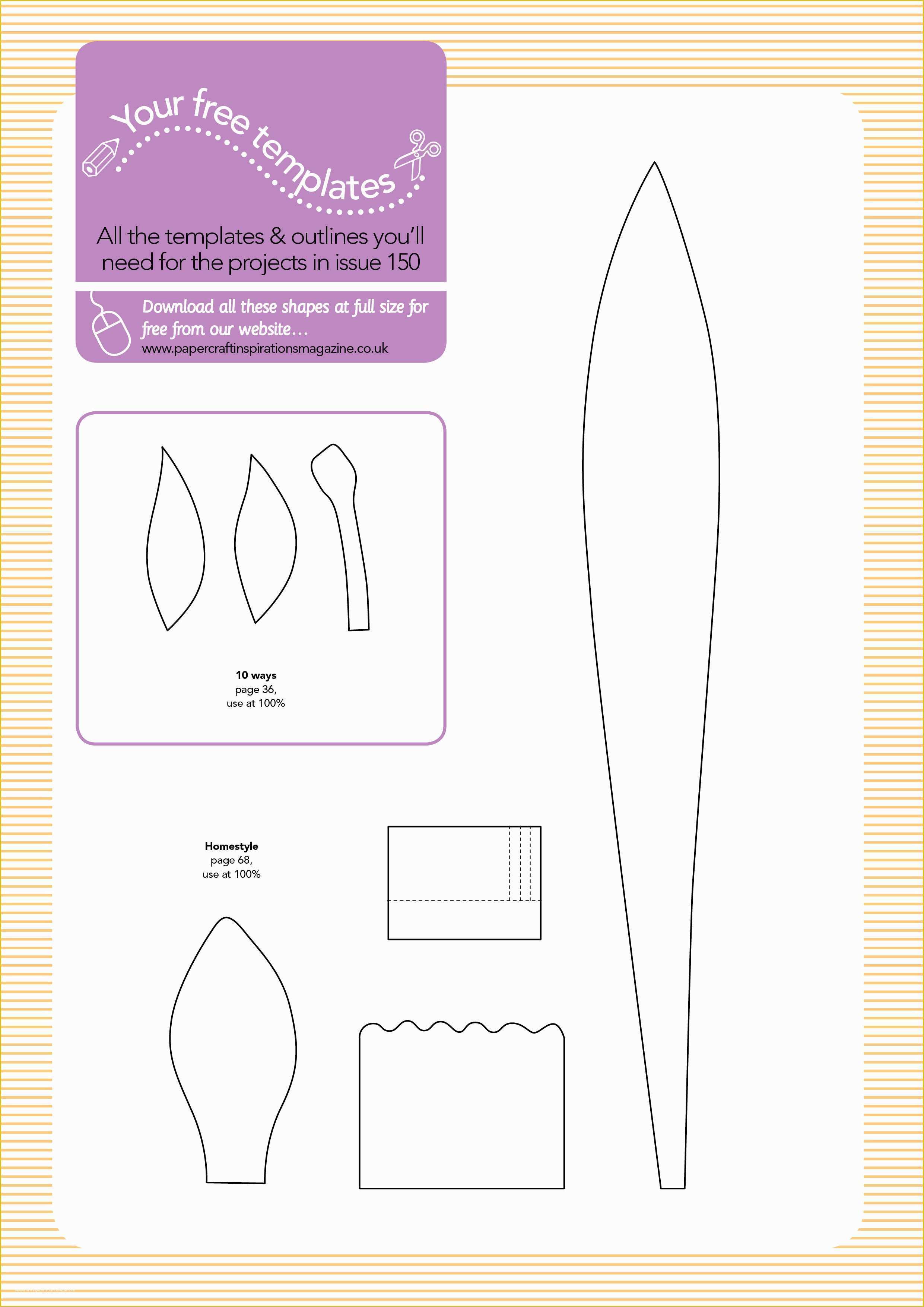 Free Papercraft Templates to Download Of Free Printable Templates From