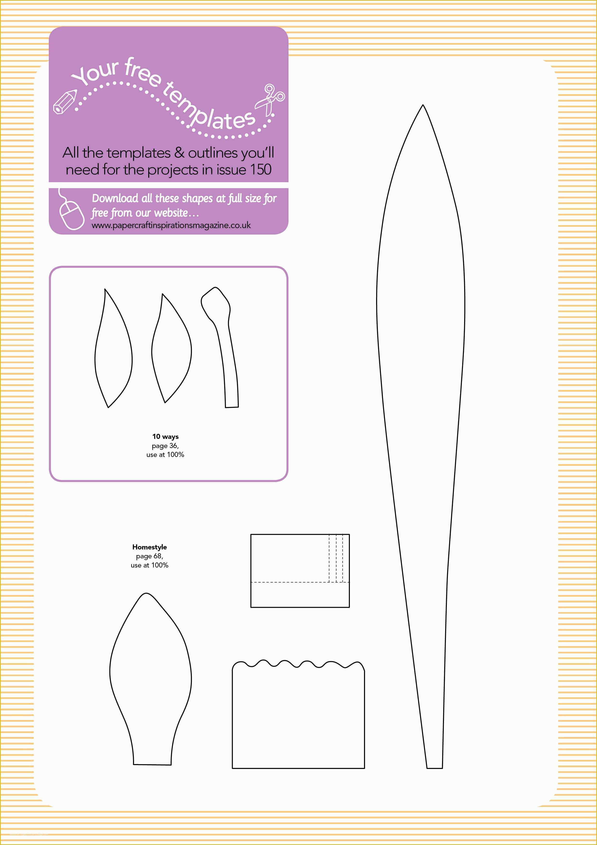 Free Papercraft Templates To Download Of Free Printable Templates From 