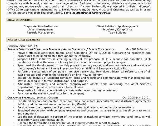 Free Paralegal Resume Templates Of Immigration Paralegal Resume Sample Paralegal Resume