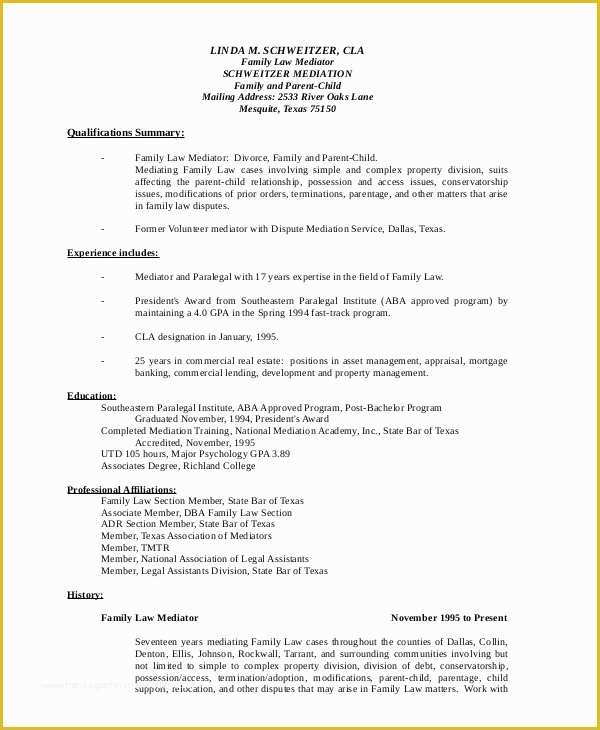 Free Paralegal Resume Templates Of Paralegal Resumes Annecarolynbird