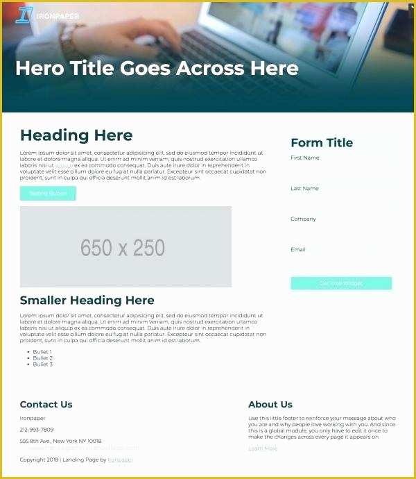 Free Pardot Landing Page Templates Of Landing Page Template Replace form 1 Pardot Layout How to