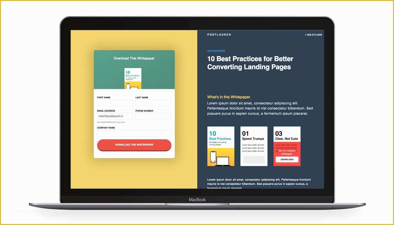 Free Pardot Landing Page Templates Of October Free Landing Page Template Giveaway Postlaunch