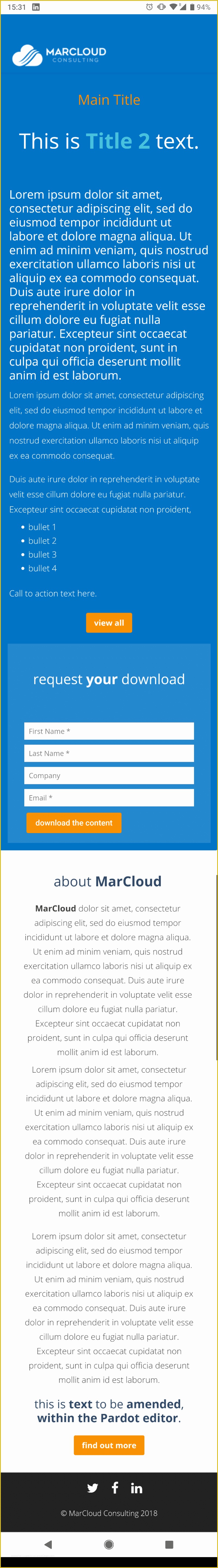 Free Pardot Landing Page Templates Of Pardot Landing Page Templates Buy Stock or Custom