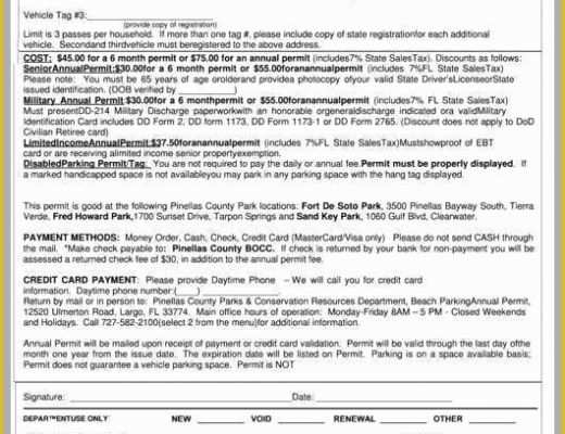 Free Parking Permit Template Download Of 37 Fabulous Models Parking Permit form Template