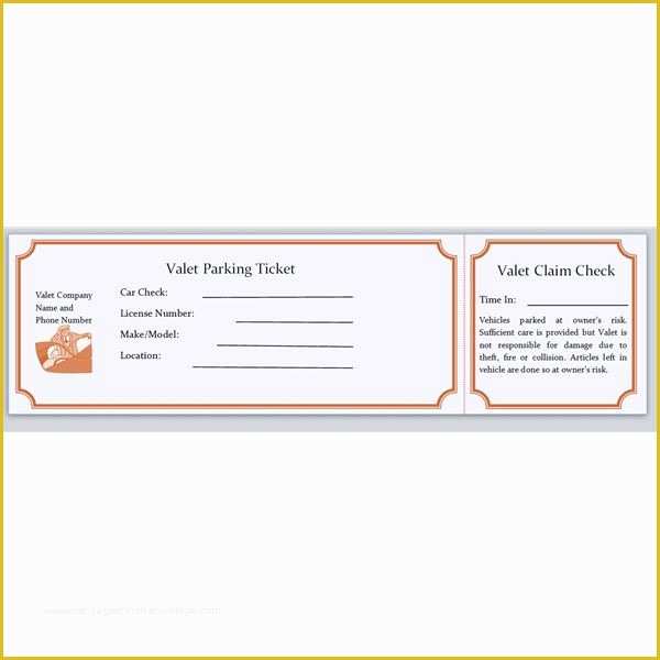 Free Parking Permit Template Download Of Download & Use Free Microsoft Publisher Parking Ticket