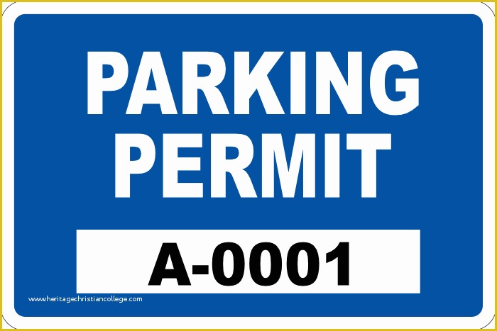 Free Parking Permit Template Download Of Parking Permit Template Beautiful Template Design Ideas