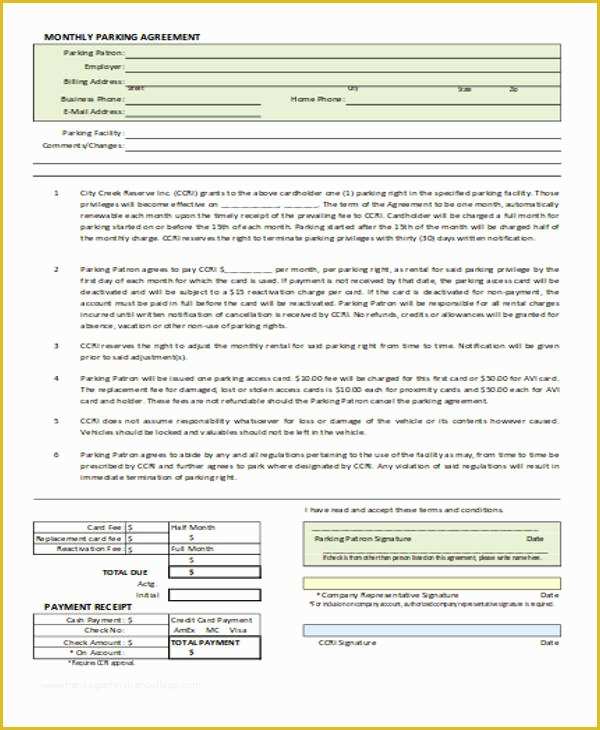 Free Parking Receipt Template Of 24 Payment Receipt formats Word Pdf