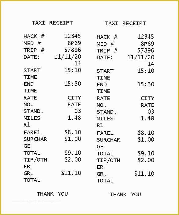 Free Parking Receipt Template Of Fake Taxi Receipts Taxi Receipt How to Make Fake Taxi