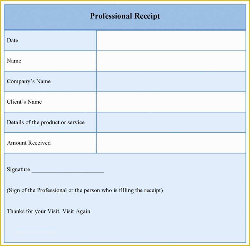  Parking Receipt Template Word 