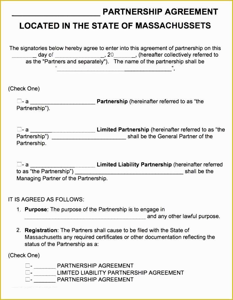 Free Partnership Agreement Template Of 5 Partnership Agreement Template Free Download Euiaa
