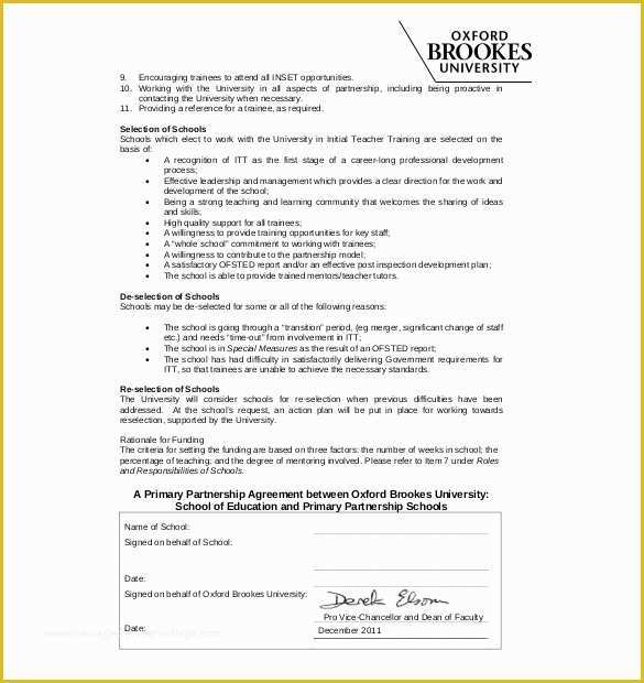 Free Partnership Agreement Template Word Of Partnership Agreement Template 11 Free Word Pdf