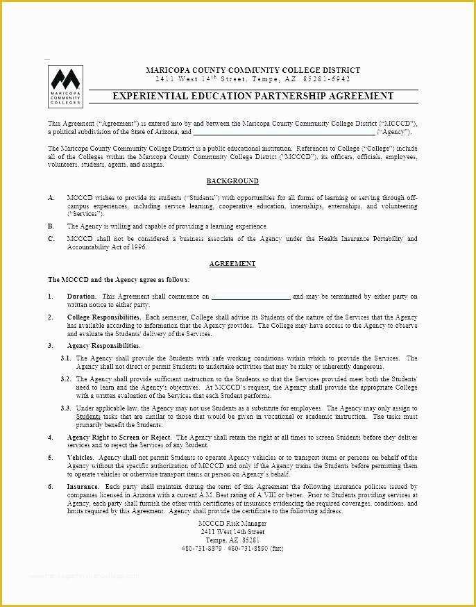 Free Partnership Agreement Template Word Of Real Estate Partnership Agreement Template Best Blank